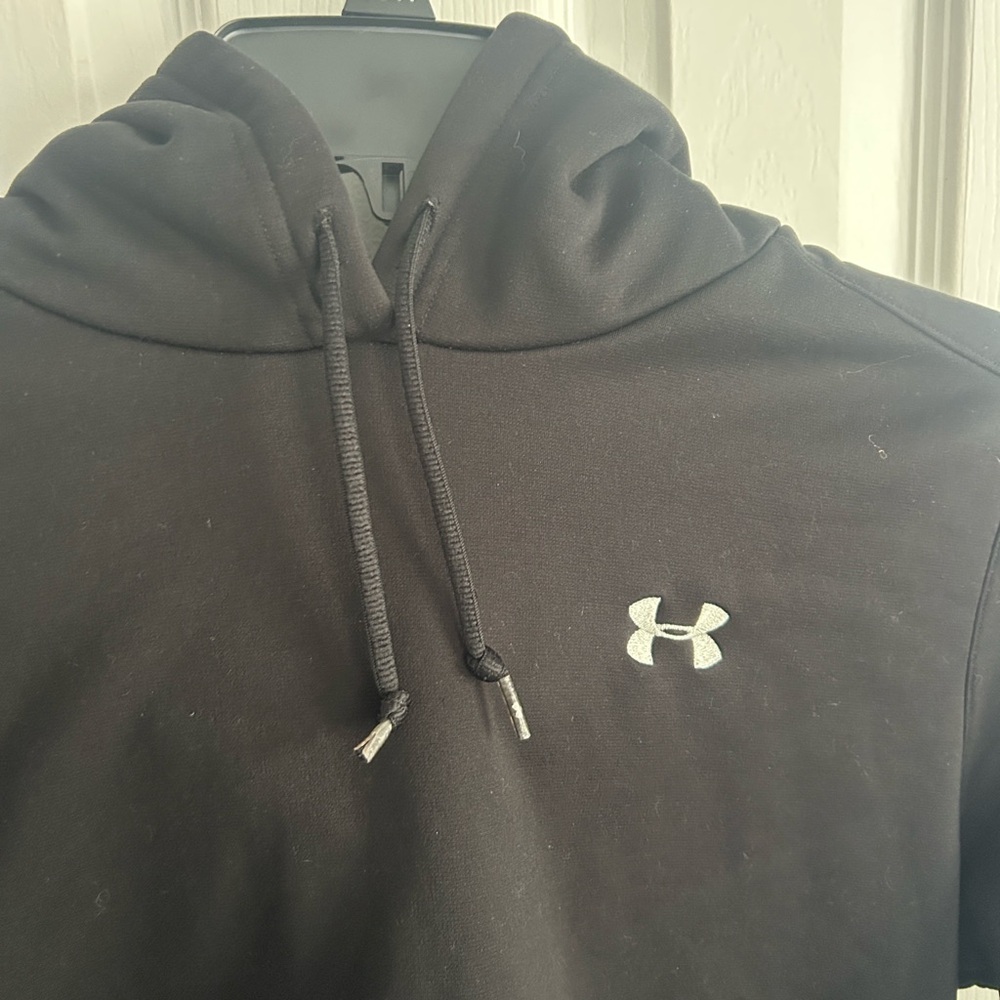 Under Armour Black Hoodie Size Large - Picture 6 of 11